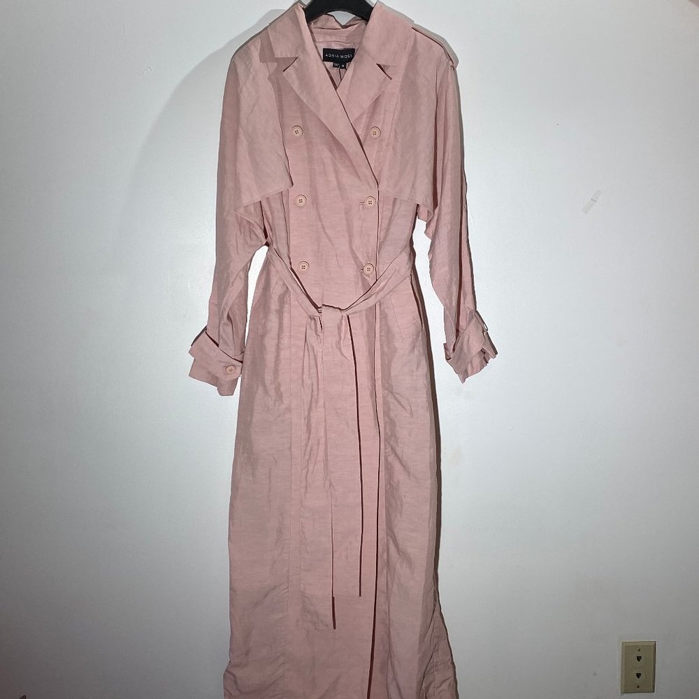 NWT dust pink trench coat